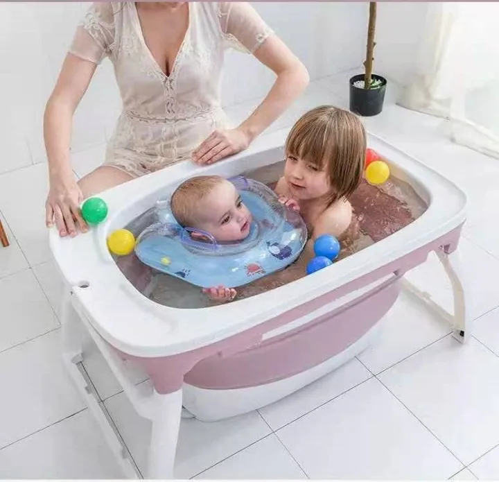 2021 New Arrival Baby Bath Tub Foldable, Extra Large Baby Bathtub