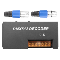 4 Channel DMX Decoder RGBW PWM DMX512 Dimmer Driver RGBW LED Strip Light Controller Input 12V-24V DC