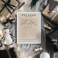 จิตรกรที่มีชื่อเสียง Picasso บทคัดย่อ Wall Art พิมพ์ผ้าใบภาพวาดผ้าใบ Modern Nordic โปสเตอร์ภาพผนังสำหรับตกแต่งห้องนั่งเล่น