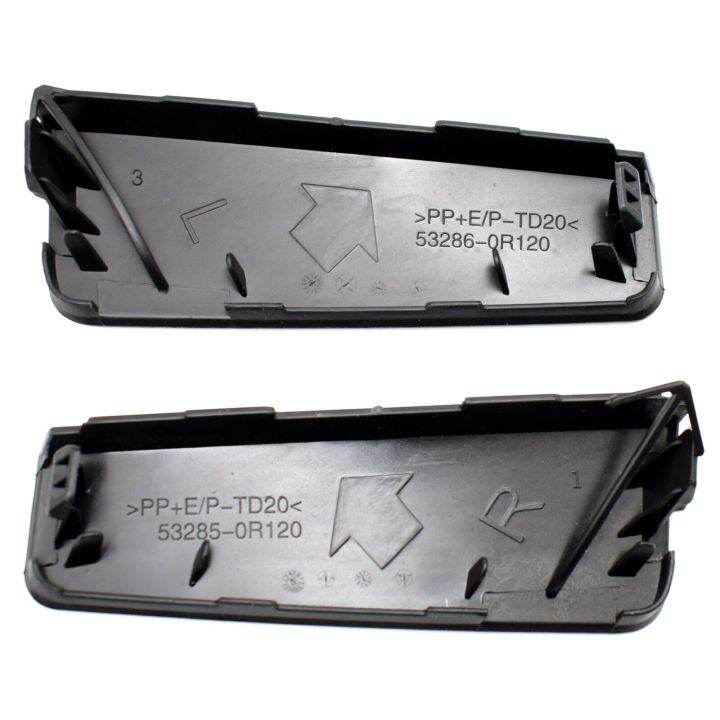 2x-สำหรับโตโยต้า-rav4-2019-2022กันชนหน้าที่ครอบตะขอลาก53285-0r120-53286-0r12-0ขวาซ้ายฝารถลากจูงเสริมอะไหล่รถยนต์