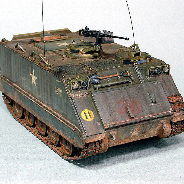 ชุดสร้างโมเดล1-35-u-s-m113ชุดประกอบรถถังบรรทุกบุคลากร-tamiya-35040