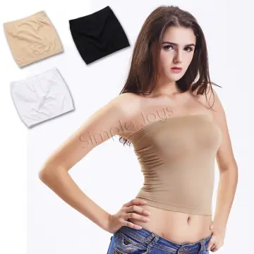 Varsbaby Women Self-Adhesive Strapless Underwear Push Up Silicone Bra