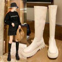 COD dsdgfhgfsdsss 7.5Women in boots 2022 Plush womens long womens boots small m长靴女2022年加绒女长筒女靴小个子百搭瘦瘦靴皮靴骑士高靴子