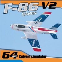 Freewing 64Mm Ducted Fan F-86 V2 Saber EDF โมเดลจรวด Aircrafts RC Aircrafts