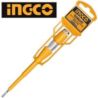 INGCO ไขควงเช็คไฟ 7.1/2 นิ้ว รุ่น HSDT1908 ( Test Lamp Screwdriver ) - ไขควงลองไฟ ไขควงทดสอบกระแสไฟ