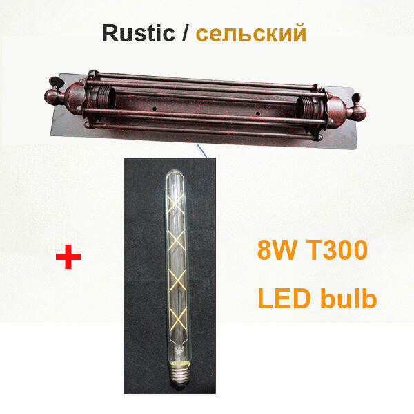 วินเทจอุตสาหกรรมโคมไฟติดผนังสีดำเงินทองแดง8วัตต์-led-โคมไฟติดผนังห้องนอนคาเฟ่ร้านอาหารผนังเชิงเทียนโคมไฟข้างเตียงหลอดไฟ