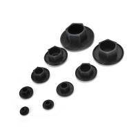 20PCS Black Hex Socket Allen Bolt Screw Nut Hexagon Head Cover Cap Protector Fasteners Screws Covers Caps M5-24