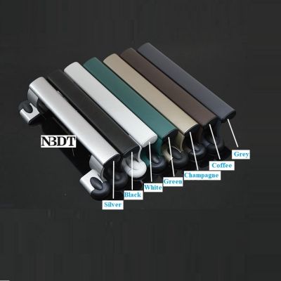 【cw】Aluminum Alloy Pull Handle Face Mount For Window Closet Balcony Sliding Door Green Champagne Matte Black White ！
