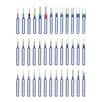 ☌✁ 39pcs/set New Car Pins Puller Thickening Automotive Terminal Removal Kit Car Repair Tool Stylus Wire Connector Plug Extractor