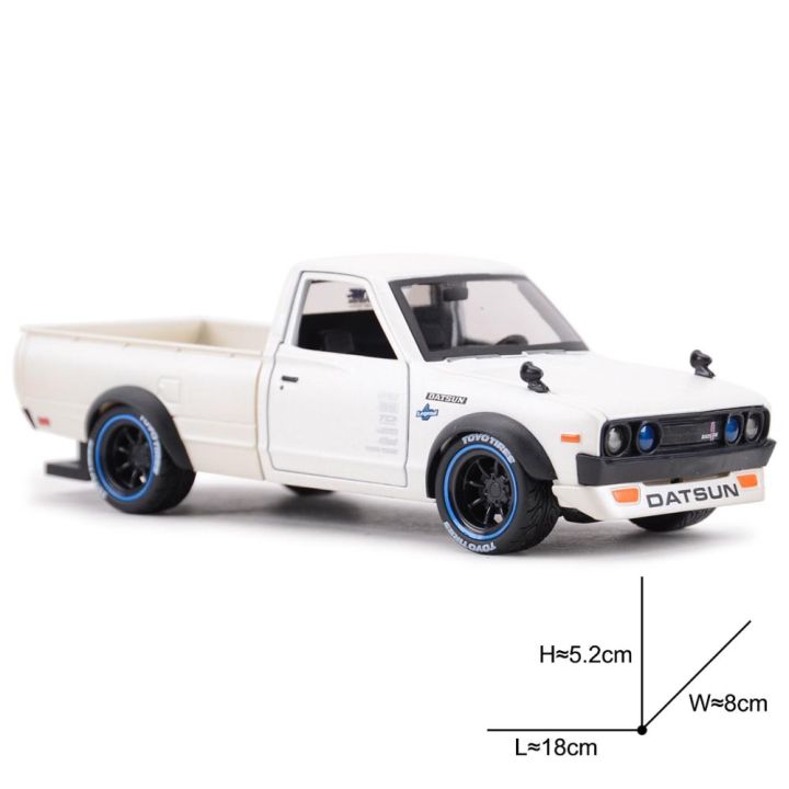 maisto-1-24-1973-datsun-620-pick-up-amp-skyline-r34-gt-r-static-die-cast-vehicles-collectible-model-sports-car-toys