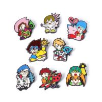 Digital Monster Japanese Anime Badges Cute Manga Enamel Pin Brooch for Clothes Lapel Pins Jewelry Gifts Backpack Accessories