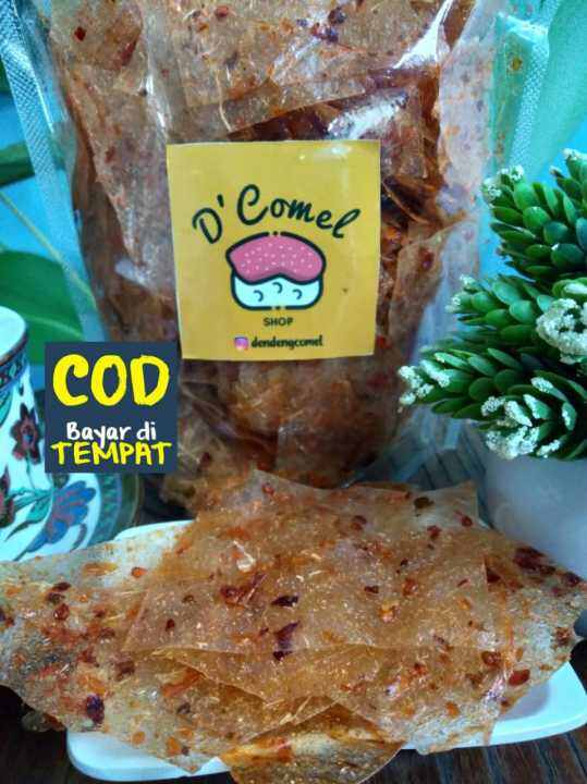 Keripik Kaca Extra Pedas Gurih [100gr] Snack Jajanan Camilan Kerupuk