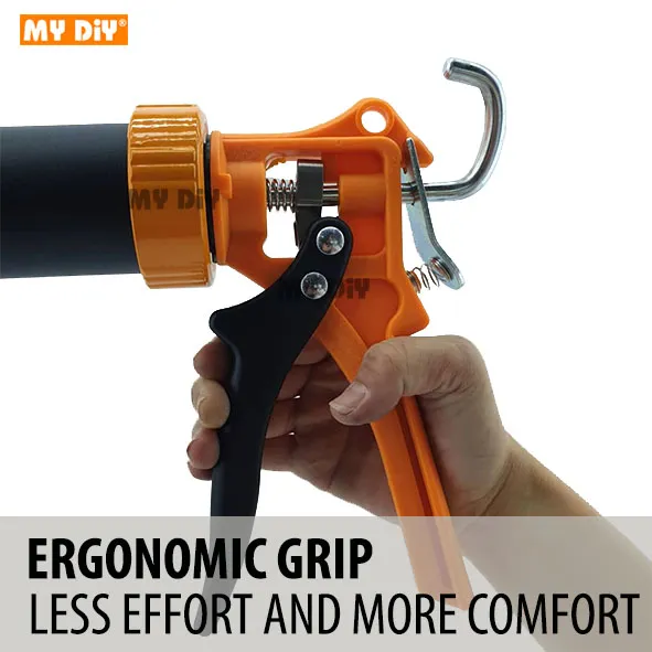 MYDIYSDNBHD - WELLOO Heavy Duty Aluminium Caulking Gun With Quality Nylon Handle