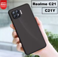 Case Realme C21 / เคส Realme C21Y เคสเรียวมี เคสดทรศัพท์realme C21 C21Y เคสขอบสี เคสกันกล้อง เคสกันกระแทก