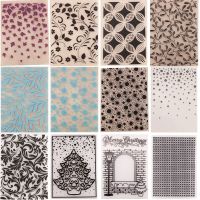 Lace Embossing Folders for Papers Photo Album Making Card Supplies DIY Geometry Plastic Scrapbooking Holiday Decoration