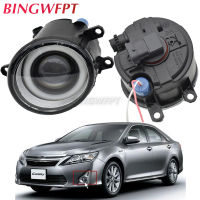 2Pcs (ขวาซ้าย) สำหรับ Toyota Corolla Verso RAV4 Camry 2006-2012 H11หมอกรถ LED Light Daytime Running Light DRL Angel Eye