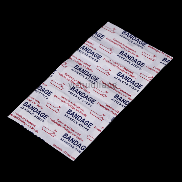 yizhuoliang-10pc-waterproof-band-aid-กาวผีเสื้อปิดแผลฉุกเฉินชุดผ้าพันแผล