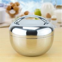 Stainless Thermo Insulated Thermal Food Container Bento Round Lh Box For Using In Office, School Or Outdoor Activities Bento