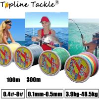 Topline Tackle Braid Line 100M Fishing Line Multifilamento 4Strand 8Lb-100Lb Strength Test Pe Line For Saltwater Fishing