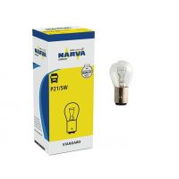 หลอดไฟท้ายเดิม NARVA by PHILIPS P21/5W 2เขี้ยว2ไส้ MADE IN GEMANY(ใช้ได้ทั้งรถยนต์/มอเตอร์ไซค์ ราคายกกล่อง 10 หลอด 135 บาท)