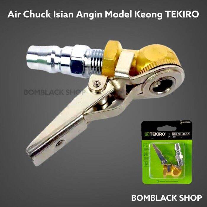 TEKIRO Air Chuck 2,5" Keong Kepala Isian Isi Angin Ban Tire Nitrogen