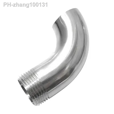 BSP Male Thread 304 Stainless Steel Sanitary 90 Degree Elbow Pipe Fitting Connector Adapter Coupling For Homebrew