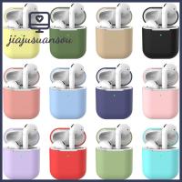 JIAJUSUANSOU ป้องกันการสูญหาย Ultra Thin บาง ปลอกแขน กระเป๋าหูฟังไร้สาย เคสซิลิโคน ผิวป้องกัน