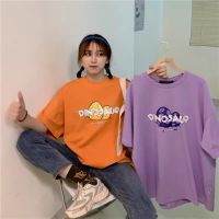 [พร้อมส่ง] เสื้อยืดสกรีนลายการ์ตูน เสื้อโอเวอร์ไซด์เสื้อผ้านิ่มใส่สบาย121