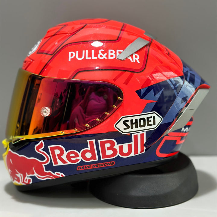 SHOEI X14 Helmet SHOEI Full Face Red Bull Motorcycle Helmet Riding ...