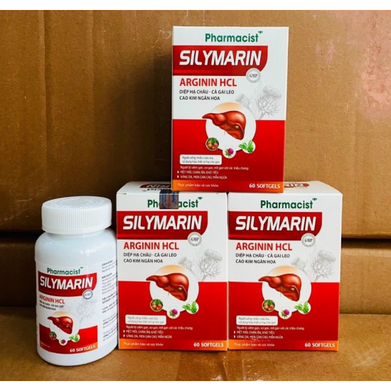 Sylimarin arginin xạ đen bổ gan, mát gan, giải độc, hạ men gan - ảnh sản phẩm 1