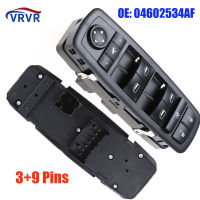 VRVR 04602534AF 3 9 Pins สวิตช์กระจกไฟฟ้าหลักสำหรับ Jeep Liberty Dodge Journey Dodge Grand Caravan