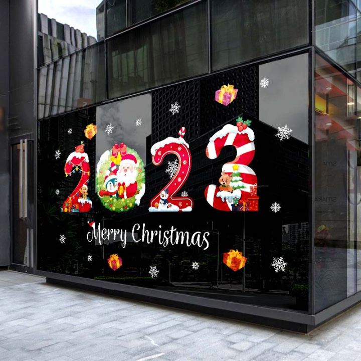 2023-2023-new-year-christmas-wall-window-sticker-decal-decoration-festive-atmosphere