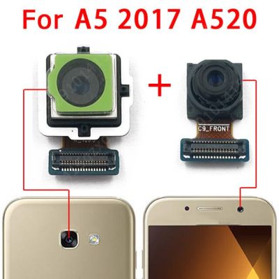 【☄New Arrival☄】 nang20403736363 กล้องด้านหน้าด้านหลังสำหรับ Samsung Galaxy A5 2016 2017 A500 A510 A520หันหน้าหลักโมดูลกล้องชิ้นส่วนชิ้นงอสำหรับเปลี่ยน