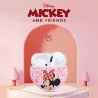 NEW Disney หูฟังบลูทูธ Mickey น่ารักการ์ตูนไร้สายบลูทูธหูฟังชนิดใส่ในหูชุดหูฟัง พร้อมไมโครโฟน สมาร์ททัช หูฟังเบสหนัก