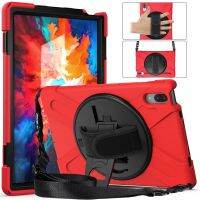 Case For Lenovo Tab P11 Plus TB-J606F TB-J606F P11 Pro 11.5 TB-J706F Heavy Duty Shockproof Cover Kickstand Handle Shoulder strap Cases Covers