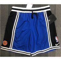 【Hot Pressed】2023NBA Shorts New York Nicks Blue 2202 Basketball Shorts