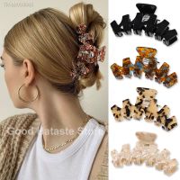 ☒ Fashion Acetate Hair Claw Clips Large Size Crab Clips Elegant Hairpins for Women Girls Hair Accessories Korean Barrette Headwear