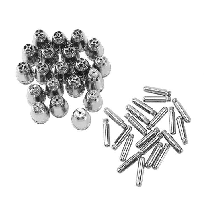 40Pcs AG60 Plasma Cutting Torch Consumable SG55 Plasma Cutter Kit 60A