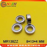 ตลับลูกปืนโล่โลหะ Bearing8x13x4 Nbzh Abec-7สแตนเลส Mr138 Zz Mr138zz 8*13*4