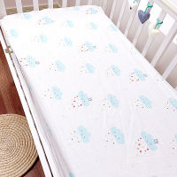 INS Cute Cartoon Crib Matress Cover Sheet For Babies Cot Fitted Bed Sheet On Elastic Children Bedding Set Cotton Four Seasons