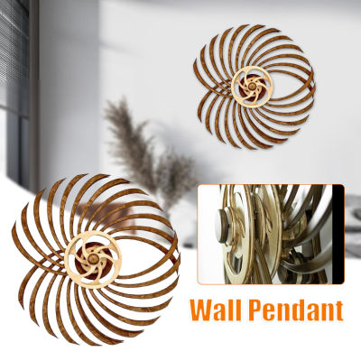 1PCS Vice Versa Kinetic Sculpture Wooden Rotating Wall Decorative Ornament Housewarming Gift Home Decor