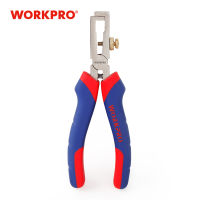 WORKPRO 6"150mm Wire Stripper Pliers Crimping Cable Cutter Carbon Steel Tools