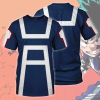 2023 In stock My Boku no Hero Academia T-shirt  Man Women 3D Print Summer Short Sleeve，Contact the seller to personalize the name and logo