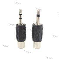 1Pc Audio RCA Jack Connector To Jack 3.5MM male to RCA female Mono 2/3 pole Stereo Adapter Plug for Amplifiers Headphone YB23TH