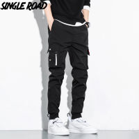 Single Road Mens Cargo Pants Men 2021 Side Pockets Joggers Tactical Military Trousers Streetwear Black Pants Men Plus Size 8XL