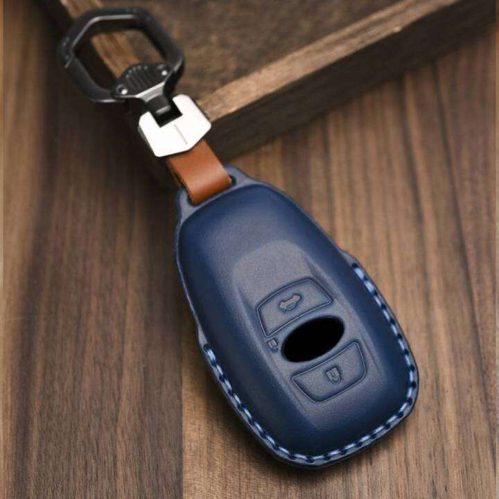 genuine-leather-car-key-cover-case-for-subaru-forester-outback-xv-legacy-keyring-shell