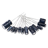 120pcs 12 Value 1uF~470uF Electrolytic Capacitors Assortment Kit 10pcs Each Value Electrical Circuitry Parts