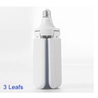 หลอดไฟโรงรถพัดลมไฟ LED พิเศษสำหรับหลอดไฟในบ้านปรับได้45W พับจี้รูปเกลียวได้ E27หลอดไฟ6500K 60W