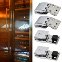 4Pcs 90 Degree Glass Clamp Cabinet Door Hinge Bathroom Cupboard Wine Cabinet Glass Hinge Furniture Hardware