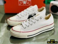 รองเท้าคอนเวิร์ส chuck taylor all star classic white SIZE.36-44 รองเท้าผ้าใบ รองเท้าแฟชั่น รองเท้าลำลอง รองเท้าใส่เที่ยว-ใส่ทำงาน [KI01]